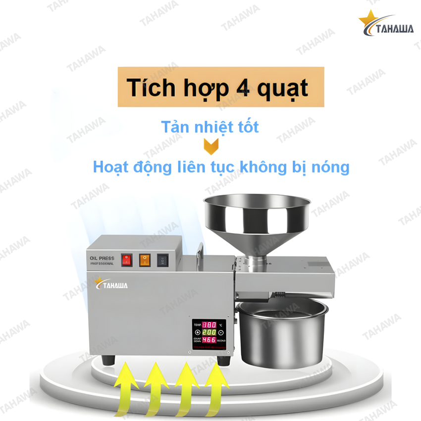 Máy ép dầu thực vật Tahawa TH-S9S Máy ép dầu thực vật Tahawa TH-S9S