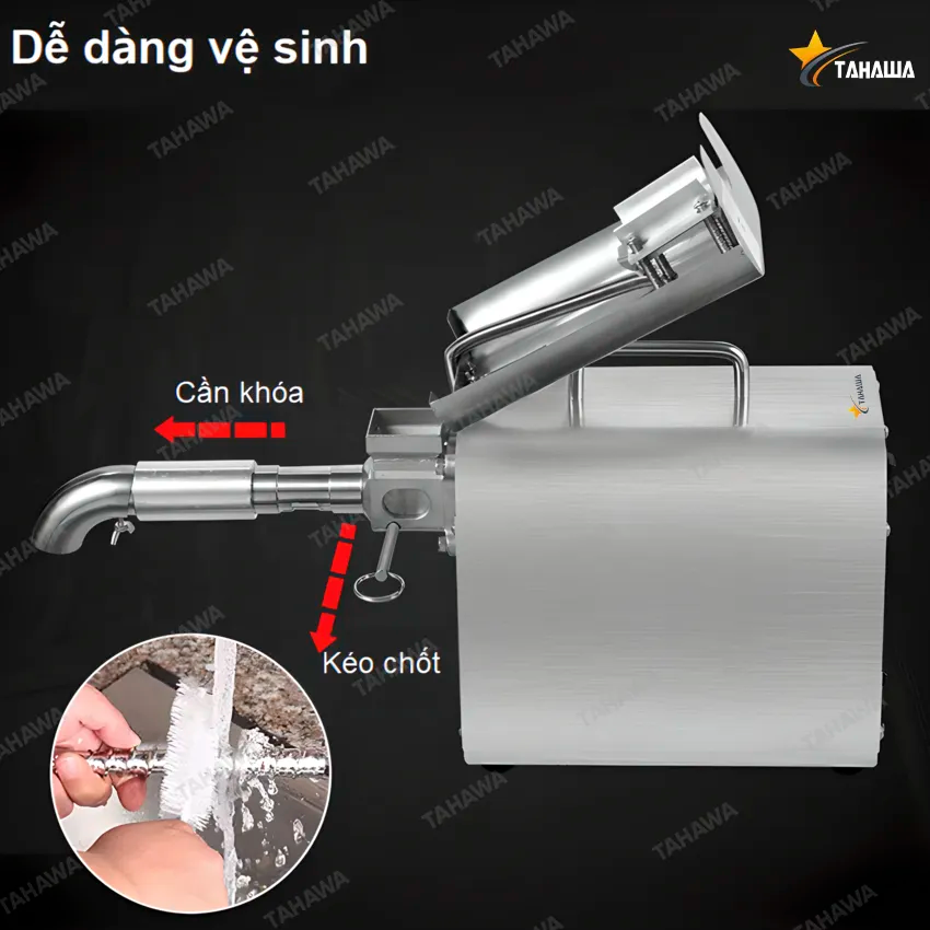 Máy ép dầu thực vật nóng lạnh dùng trong gia đình Tahawa TH-888A Máy ép dầu thực vật nóng lạnh dùng trong gia đình Tahawa TH-888A