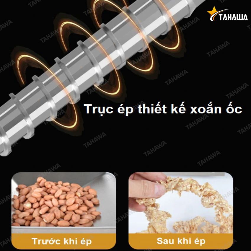 Máy ép dầu thực vật Tahawa TH-X8S Máy ép dầu thực vật Tahawa TH-X8S
