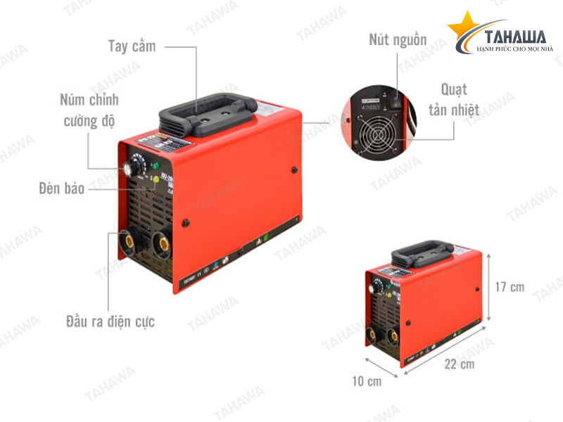 Máy hàn điện tử mini Tahawa TH-ZX7-200F Máy hàn điện tử mini Tahawa TH-ZX7-200F
