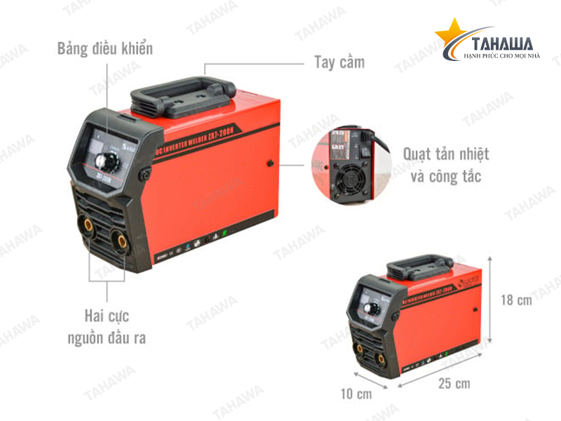 Máy hàn điện tử Tahawa TH-ZX7 200N Máy hàn điện tử Tahawa TH-ZX7 200N