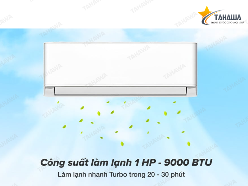 Máy lạnh Tahawa Inverter 1 HP HIC09TMU.ST3 Máy lạnh Tahawa Inverter 1 HP HIC09TMU.ST3