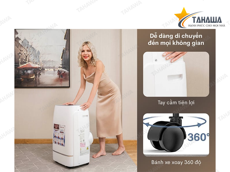 Máy lạnh di động Tahawa TH-PAC12 (12.000BTU) Máy lạnh di động Tahawa TH-PAC12 (12.000BTU)