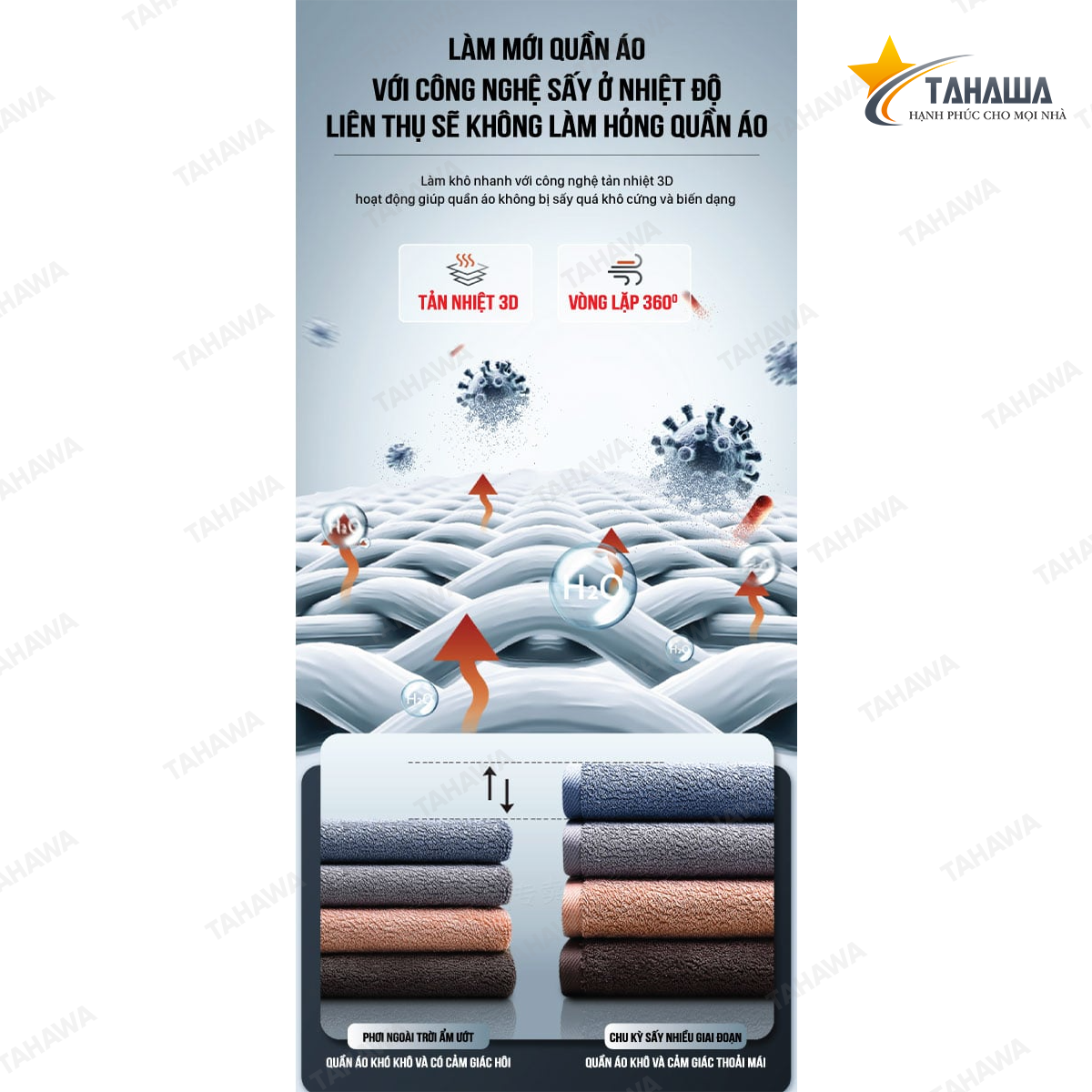 Máy sấy quần áo đa năng Tahawa TH-CD-6109 Máy sấy quần áo đa năng Tahawa TH-CD-6109