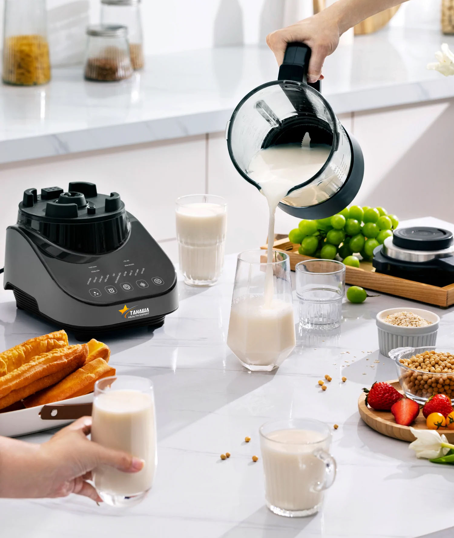 Máy xay nấu đa năng Tahawa TH-CB20 Máy xay nấu đa năng Tahawa TH-CB20