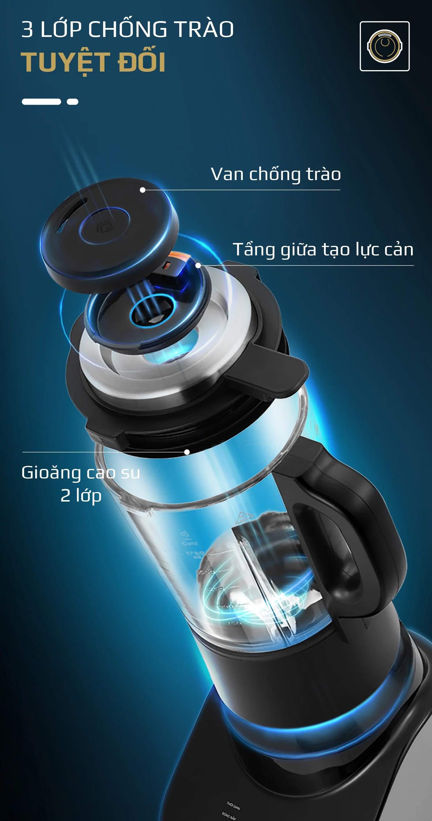 Máy xay nấu đa năng Tahawa TH-CB20 Máy xay nấu đa năng Tahawa TH-CB20