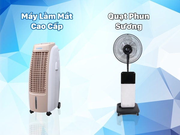 Ưu nhược điểm của quạt điều hòa và quạt hơi nước! Nên mua loại nào?