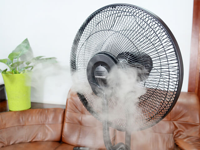 chọn mua quạt phun sương cho gia đình