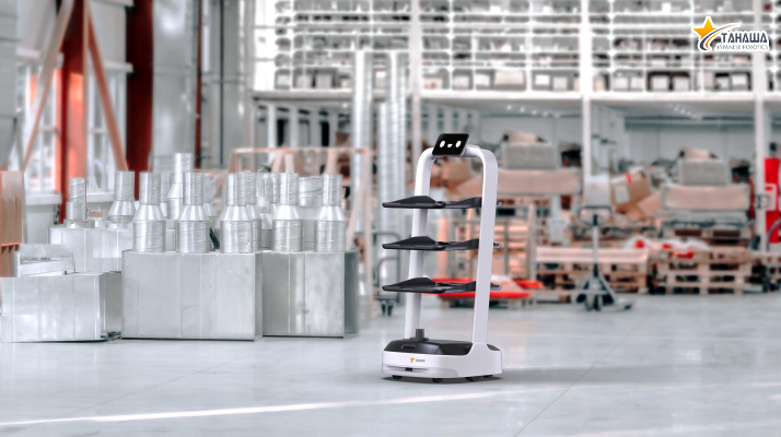 Robot phục vụ giao hàng thông minh thế hệ mới Tahawa TH-PB2 Robot phục vụ giao hàng thông minh thế hệ mới Tahawa TH-PB2