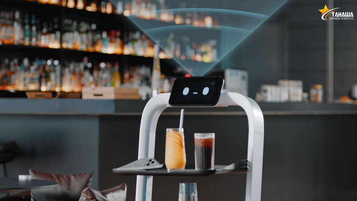 Robot phục vụ giao hàng thông minh thế hệ mới Tahawa TH-PB2 Robot phục vụ giao hàng thông minh thế hệ mới Tahawa TH-PB2