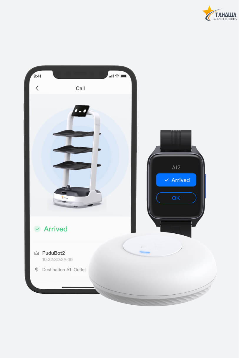 Robot phục vụ giao hàng thông minh thế hệ mới Tahawa TH-PB2 Robot phục vụ giao hàng thông minh thế hệ mới Tahawa TH-PB2