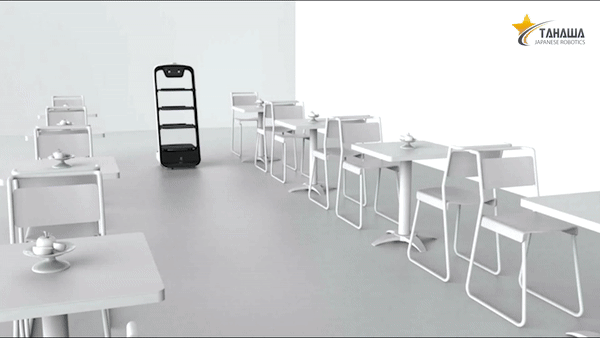 Robot giao hàng thông minh Tahawa TH-PB Robot giao hàng thông minh Tahawa TH-PB