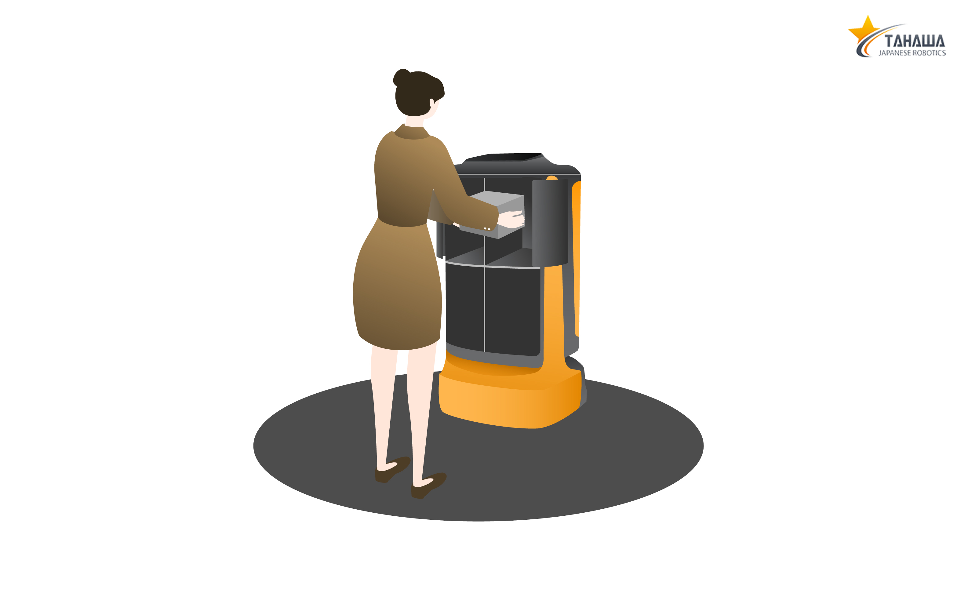 Robot giao hàng tự động Tahawa TH-PFB Robot giao hàng tự động Tahawa TH-PFB