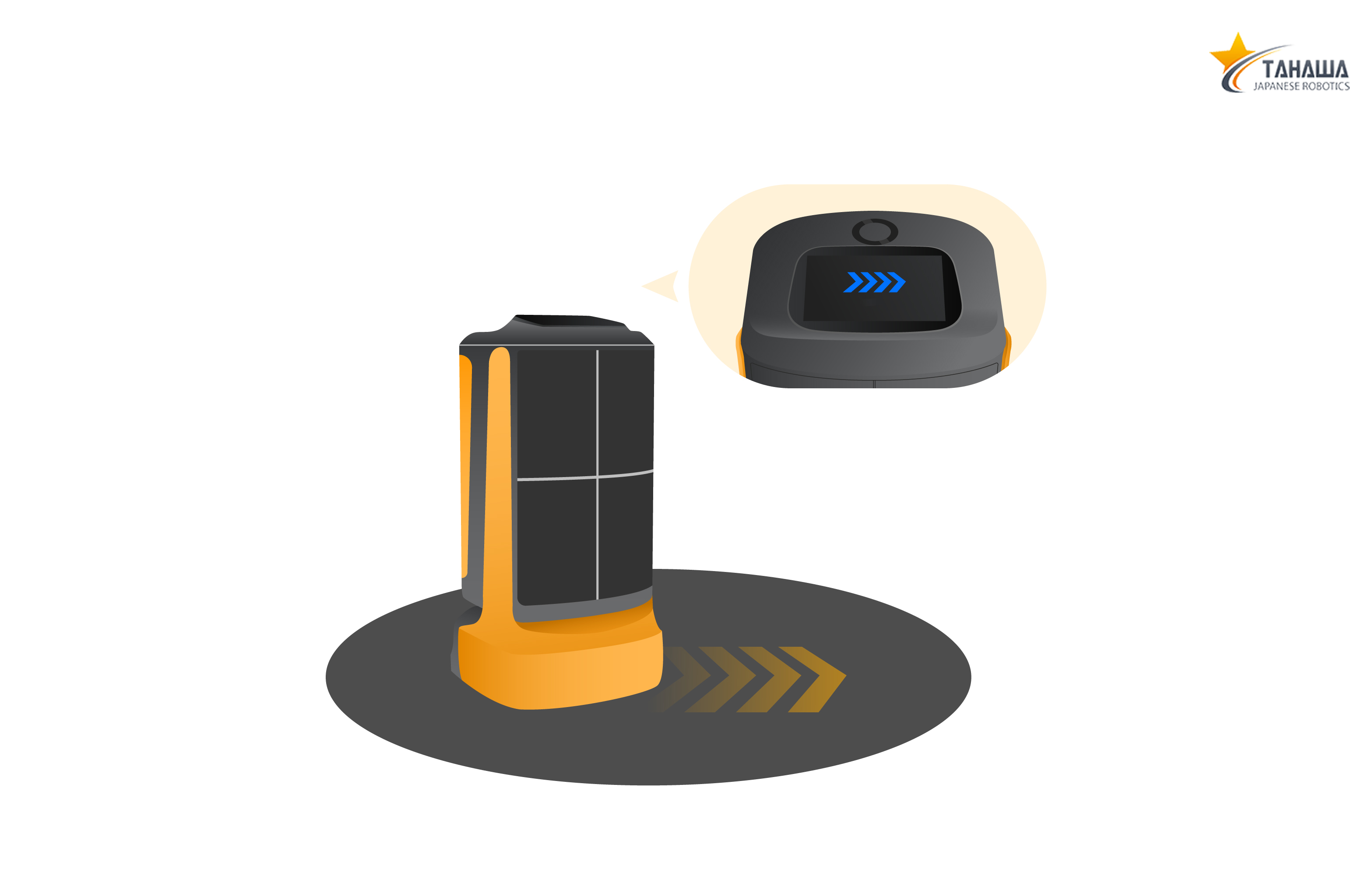 Robot giao hàng tự động Tahawa TH-PFB Robot giao hàng tự động Tahawa TH-PFB