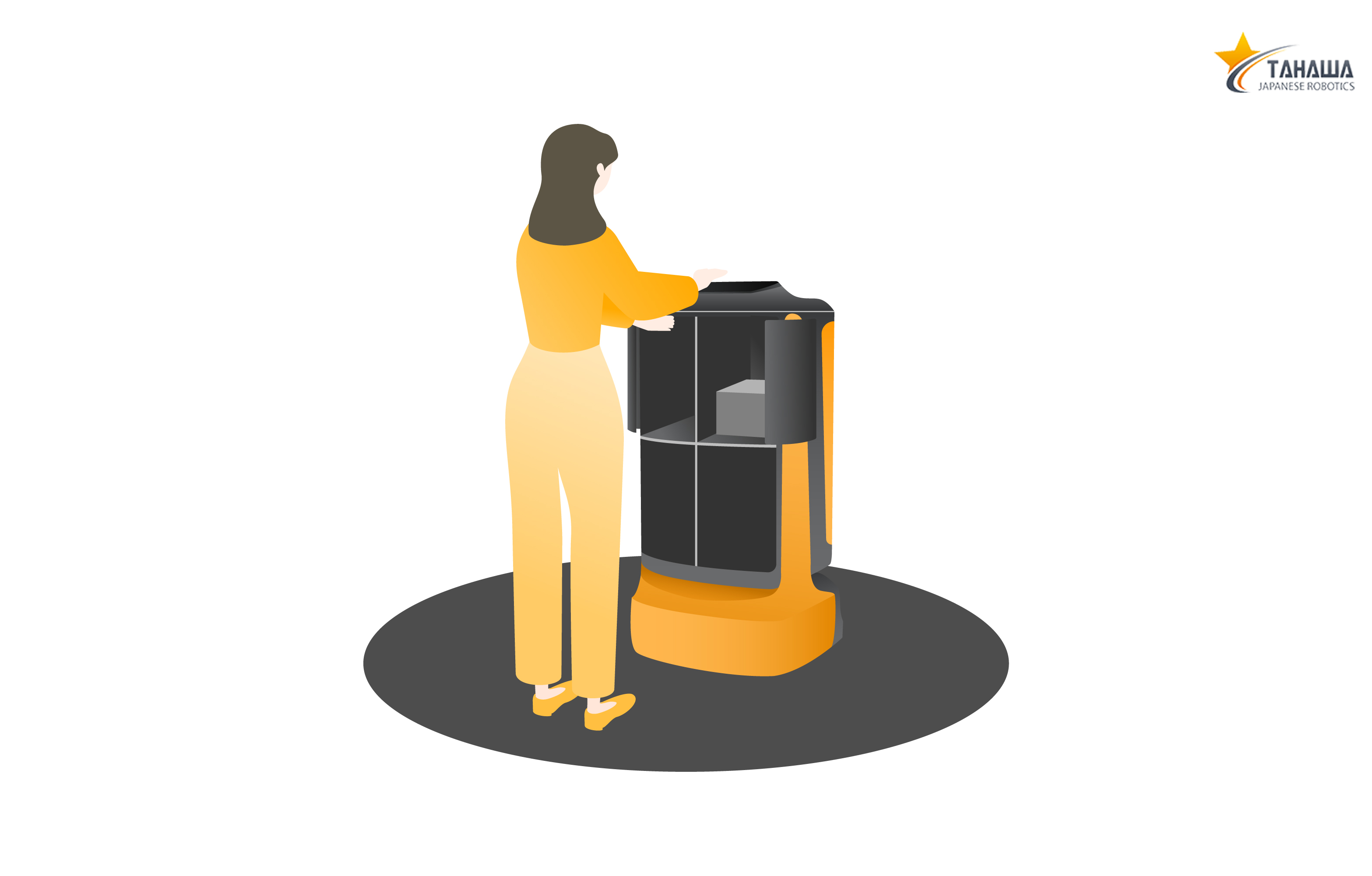 Robot giao hàng tự động Tahawa TH-PFB Robot giao hàng tự động Tahawa TH-PFB