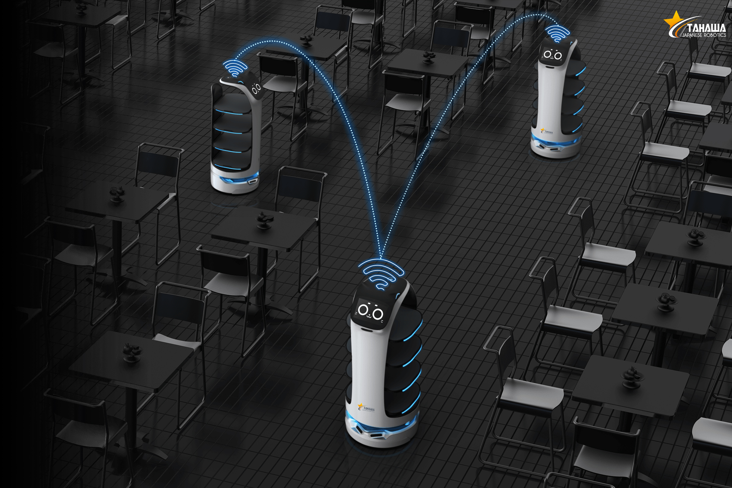 Robot tự phục vụ cao cấp Tahawa TH-PBB cho nhà hàng, quán cà phê, văn phòng, ngân hàng Robot tự phục vụ cao cấp Tahawa TH-PBB cho nhà hàng, quán cà phê, văn phòng, ngân hàng