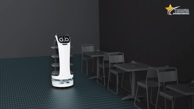 Robot tự phục vụ cao cấp Tahawa TH-PBB cho nhà hàng, quán cà phê, văn phòng, ngân hàng Robot tự phục vụ cao cấp Tahawa TH-PBB cho nhà hàng, quán cà phê, văn phòng, ngân hàng