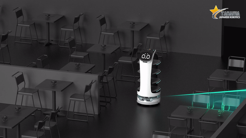 Robot tự phục vụ cao cấp Tahawa TH-PBB cho nhà hàng, quán cà phê, văn phòng, ngân hàng Robot tự phục vụ cao cấp Tahawa TH-PBB cho nhà hàng, quán cà phê, văn phòng, ngân hàng