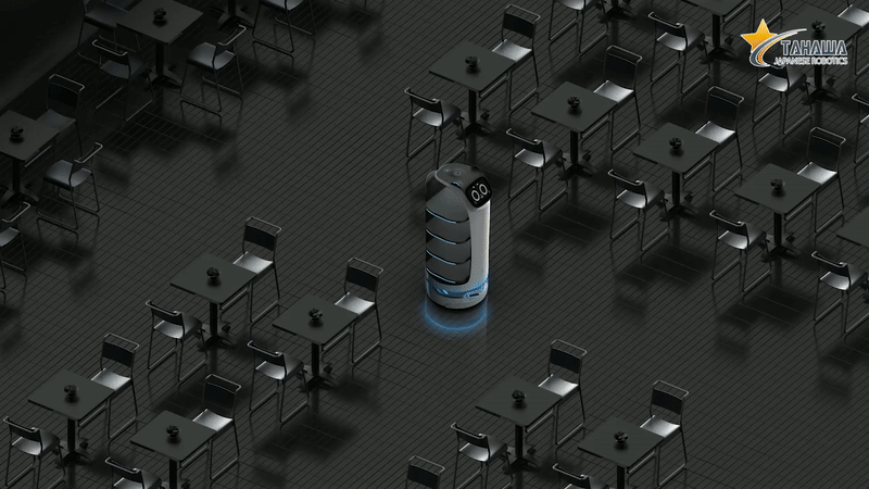 Robot tự phục vụ cao cấp Tahawa TH-PBB cho nhà hàng, quán cà phê, văn phòng, ngân hàng Robot tự phục vụ cao cấp Tahawa TH-PBB cho nhà hàng, quán cà phê, văn phòng, ngân hàng