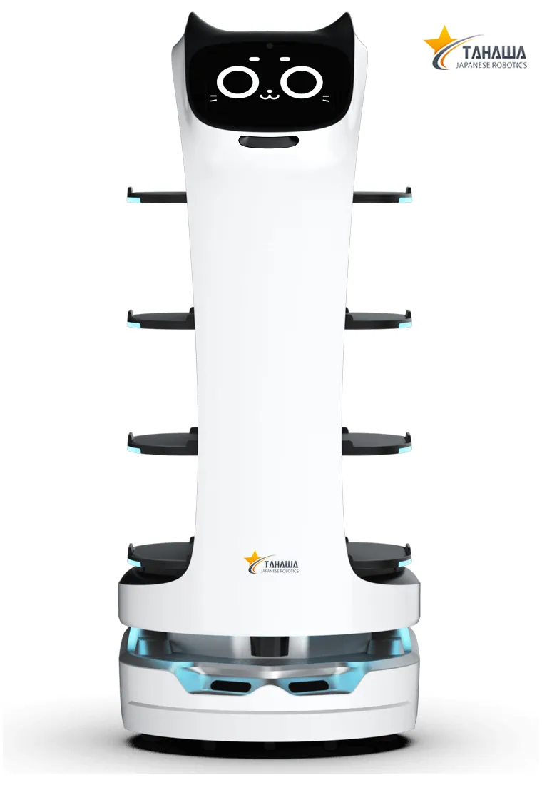 Robot tự phục vụ cao cấp Tahawa TH-PBB cho nhà hàng, quán cà phê, văn phòng, ngân hàng Robot tự phục vụ cao cấp Tahawa TH-PBB cho nhà hàng, quán cà phê, văn phòng, ngân hàng