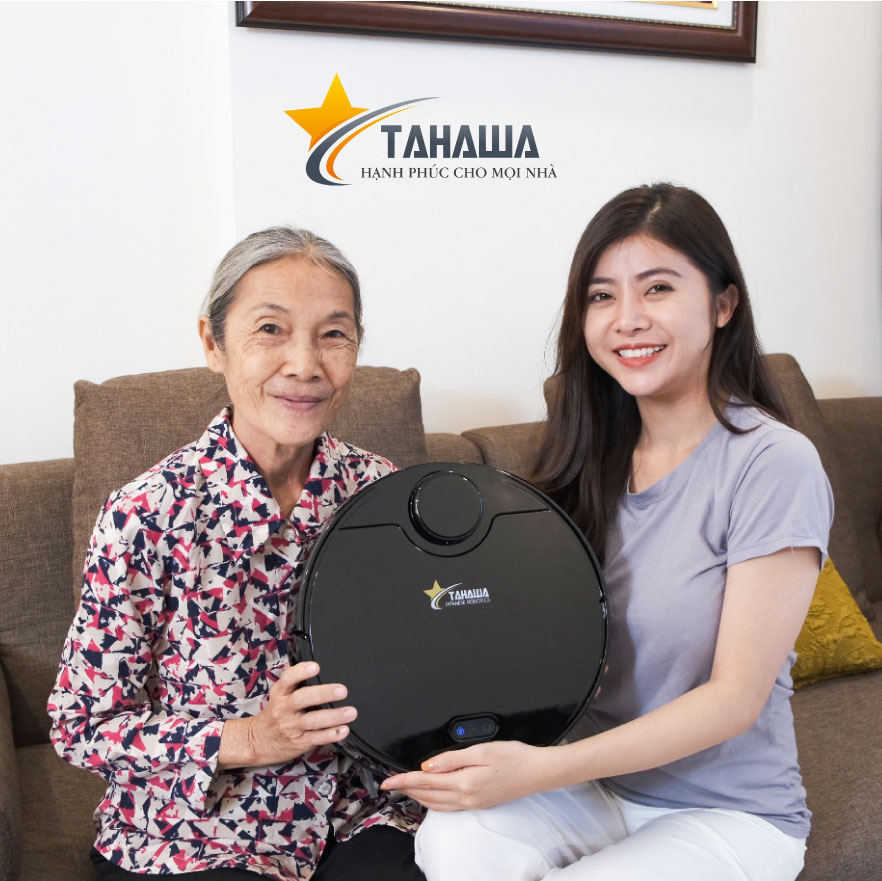 Robot hút bụi lau nhà Tahawa Nhật Bản TH-06Plus món quà sức khỏe dành cho đấng sinh thành Robot hút bụi lau nhà Tahawa Nhật Bản TH-06Plus món quà sức khỏe dành cho đấng sinh thành
