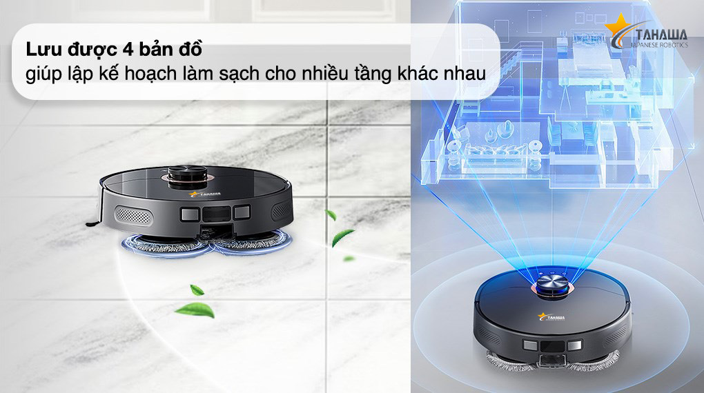 Robot Hút Bụi Lau Nhà Tự Giặt Giẻ Tahawa Nhật Bản TH-U200 Robot Hút Bụi Lau Nhà Tự Giặt Giẻ Tahawa Nhật Bản TH-U200