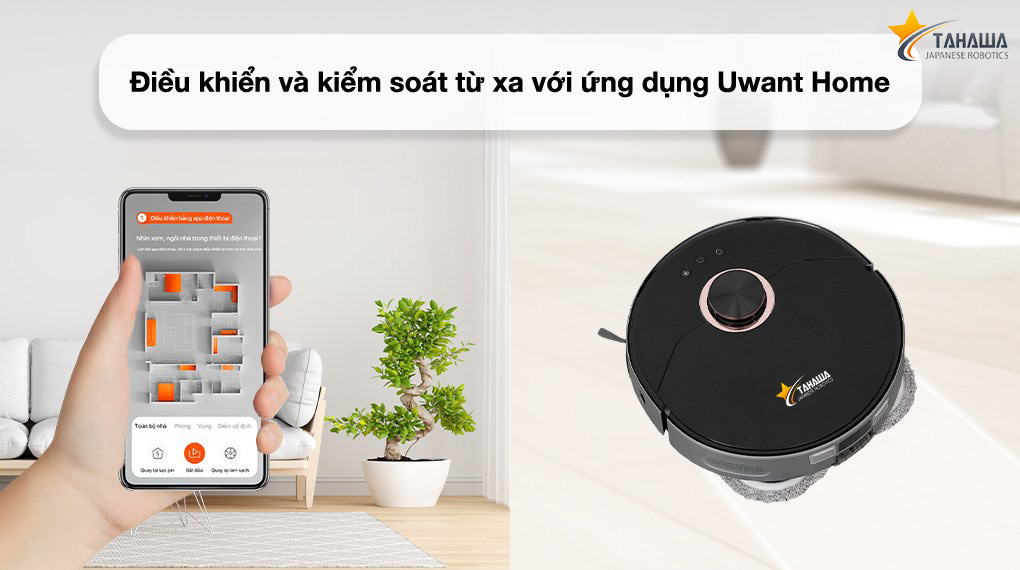 Robot Hút Bụi Lau Nhà Tự Giặt Giẻ Tahawa Nhật Bản TH-U200 Robot Hút Bụi Lau Nhà Tự Giặt Giẻ Tahawa Nhật Bản TH-U200