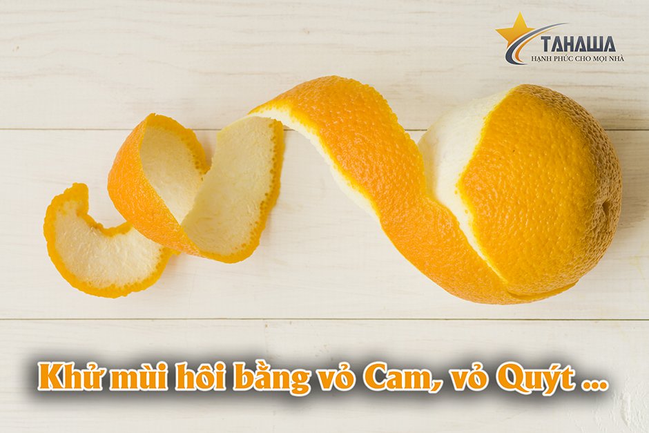 sử dụng vỏ cam vỏ quýt để khử mùi hôi sử dụng vỏ cam vỏ quýt để khử mùi hôi