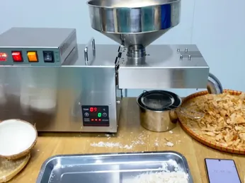 Quy trình ép dầu dừa bằng máy ép dầu tại nhà chuẩn nhất