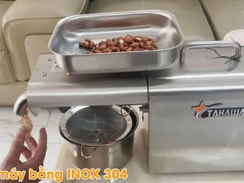 Top 3 máy ép dầu lạc gia đình giá tốt, đáng mua hiện nay