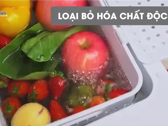 Những công dụng sáng tạo của máy rửa rau quả ngoài việc rửa sạch