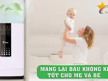 Máy lọc không khí diệt khuẩn - Diệt sạch vi khuẩn bảo vệ sức khỏe gia đình bạn