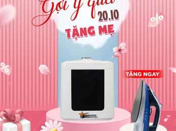 Siêu Khuyến Mãi Nhân Ngày 20/10: Mua Máy Khử Khuẩn Thực Phẩm Tahawa COH15-C6B – Tặng Ngay Bàn Ủi Hơi Nước Cao Cấp!
