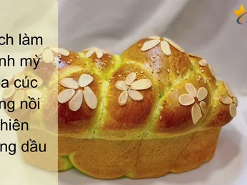 Cách Làm Bánh Mì Hoa Cúc Bằng Nồi Chiên Không Dầu Đơn Giản Tại Nhà