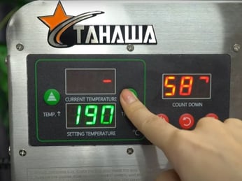 Cách cài đặt nhiệt độ máy ép dầu mini gia đình TAHAWA để tăng năng suất ép