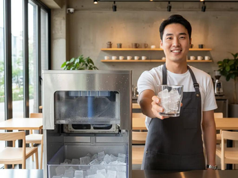 Kinh nghiệm đầu tư máy làm đá viên cho minimart