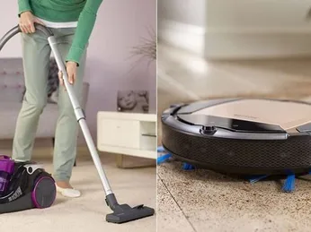 Nên mua robot hút bụi lau nhà hay máy hút bụi cầm tay?