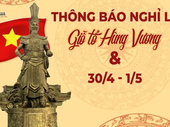 Tahawa Thông báo: Lịch nghỉ lễ giỗ tổ hùng vương và lễ 30/04 và 01/05