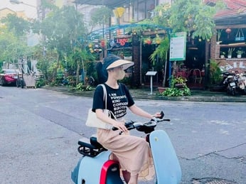 Tổng hợp mẫu xe đạp điện màu xanh dương cực đẹp hợp gu thời trang