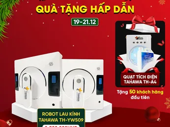 Robot lau kính thế hệ mới Tahawa TH-YW509 mới ra mắt đã có hàng và giảm đậm tại Tahawa