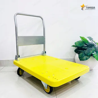 Xe đẩy hàng sàn nhựa TAHAWA T350, tải trọng 350kg