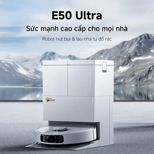 Robot hút bụi lau nhà tự giặt giẻ TAHAWA E50 Ultra - Phiên bản nâng cấp 2026