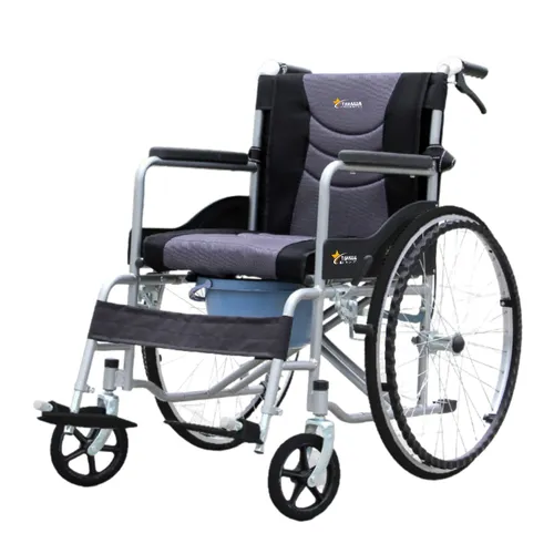 Xe Lăn Tay Có Bô Vệ Sinh Cao Cấp Tahawa TH-S213-3D
