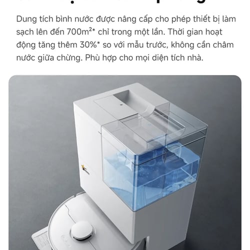 Robot hút bụi lau nhà tự giặt giẻ TAHAWA E50 Ultra - Phiên bản nâng cấp 2026