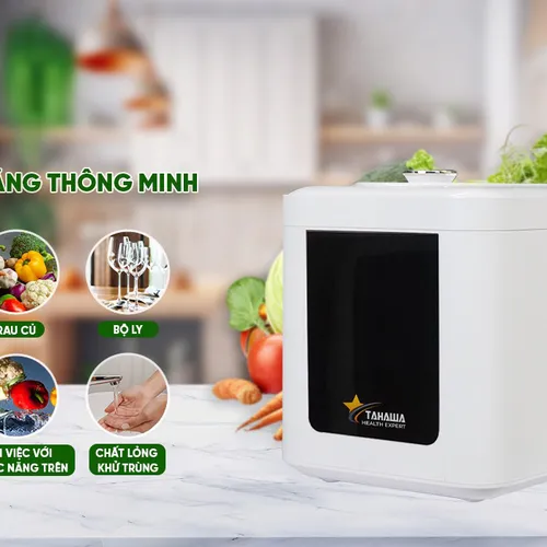 Máy khử khuẩn thực phẩm, rửa thực phẩm đa năng Tahawa Nhật Bản COH15-C6B