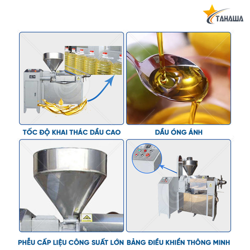 Máy ép dầu công nghiệp Tahawa RF85 (60–80kg/h)