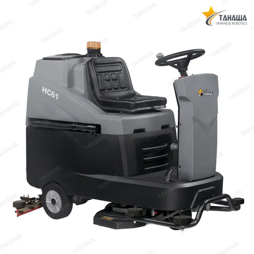Máy chà sàn nhà xưởng ngồi lái Tahawa HC61