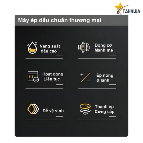Máy Ép Dầu Công Nghiệp Tahawa TH-D08