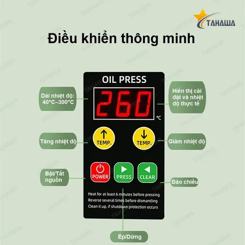 Máy ép dầu gia đình Tahawa Nhật Bản TH-R6S
