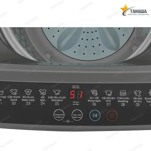 Máy giặt Inverter 8kg Tahawa TH-WTZQ8012UT